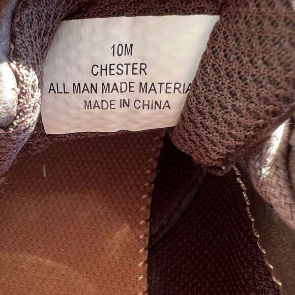 Weatherproof Vintage Men's Faux Leather Hiking Chukka Boots Chester Brown sz 10 - Picture 10 of 10